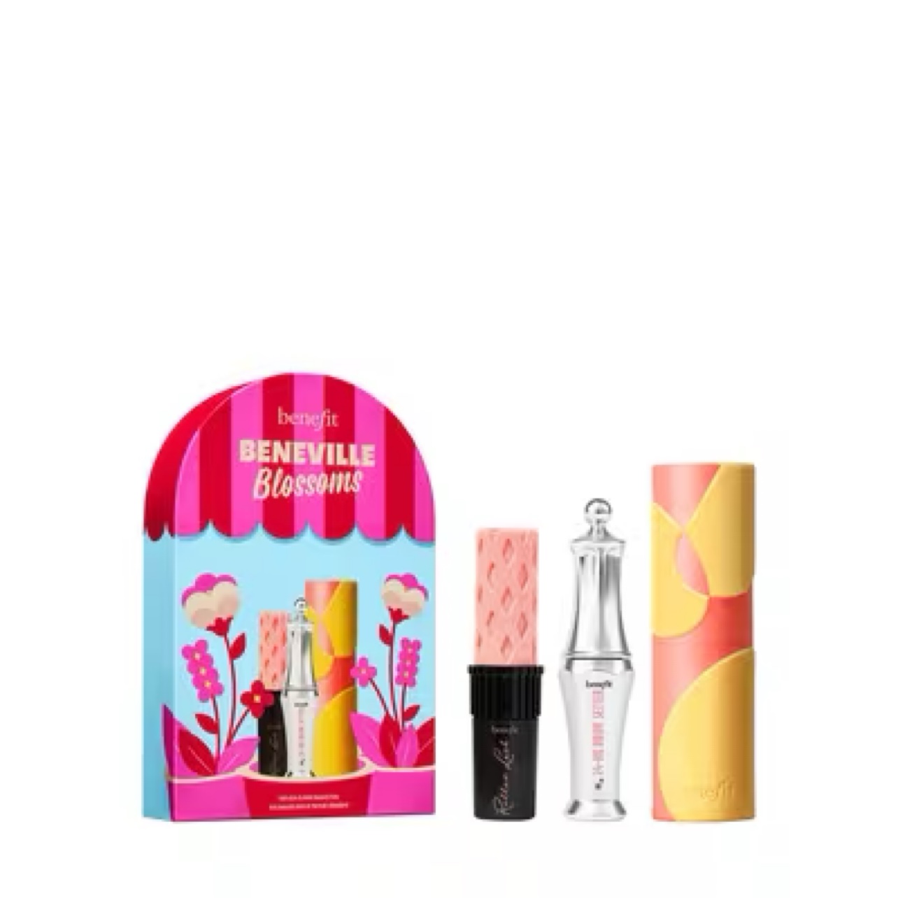 Benefit Cosmetics Beneville Blossoms Blush, Mascara & Brow Setter Set