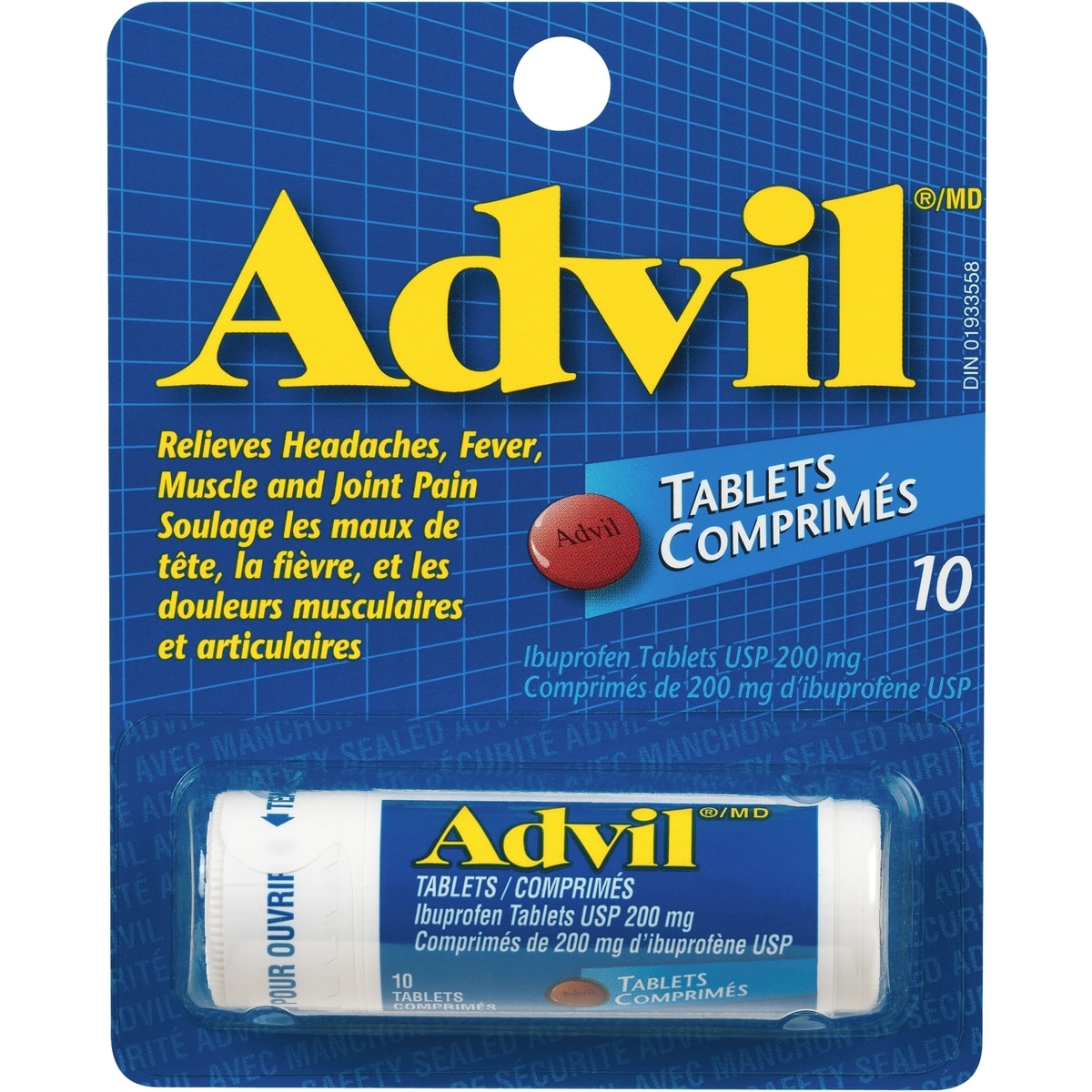 Advil Regular Strength Ibuprofen Tablets 200mg