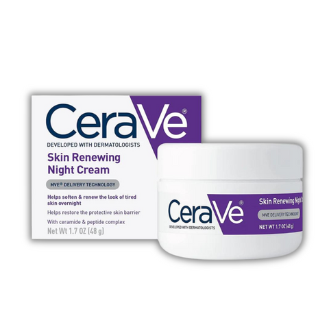 CeraVe Skin Renewing Night Cream with Peptides