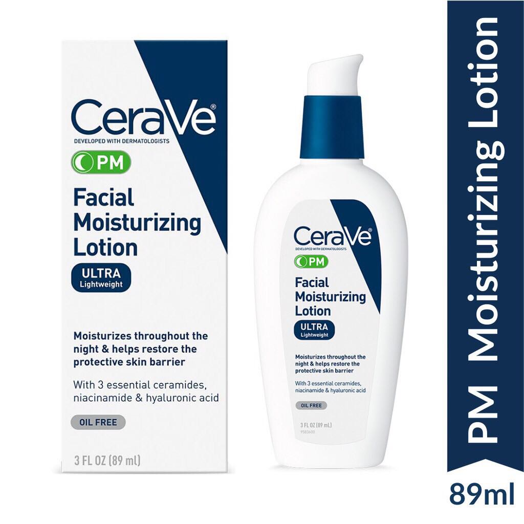 CeraVe PM Facial Moisturizing Lotion for Sensitive Skin