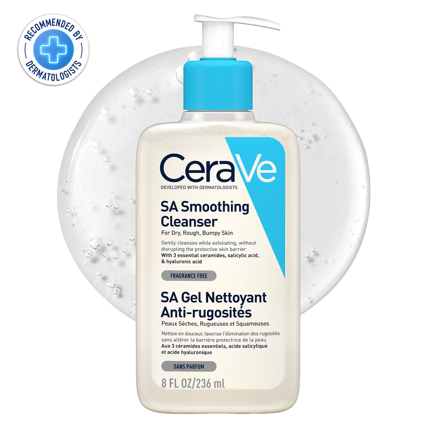 CeraVe SA Cleanser Exfoliating Salicylic Acid Face Wash